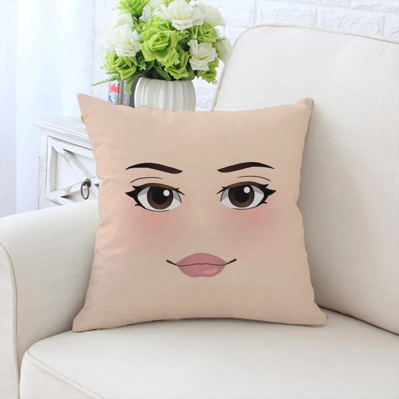 Creative Expression Pattern Pillowcase Car Ornaments Office Living Room Sofa Home Pillowcase