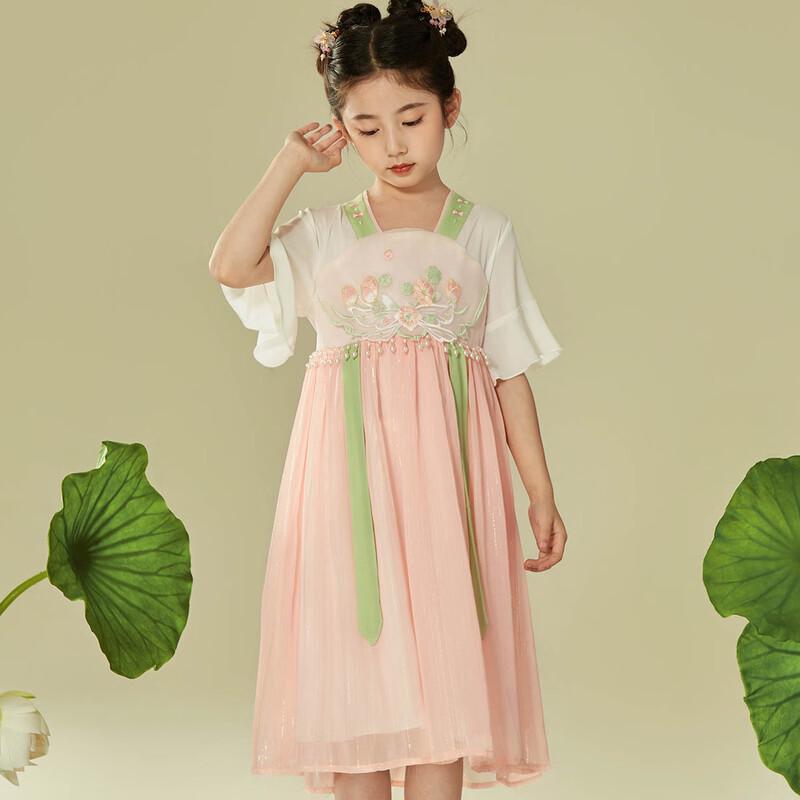 Xiao Hu Pati Girls' Summer Hanfu Dress