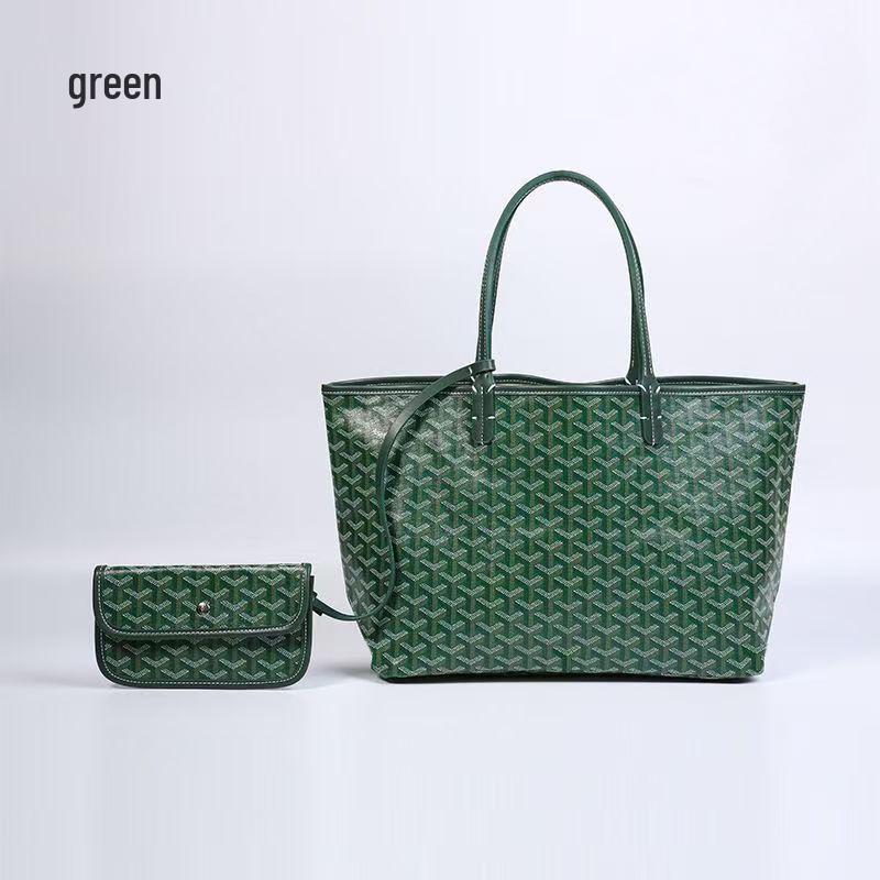 Geantă Tote Medie Goya Goyard cu model Pied-de-poule: Geantă de umăr mare, pentru mamici și navetiști