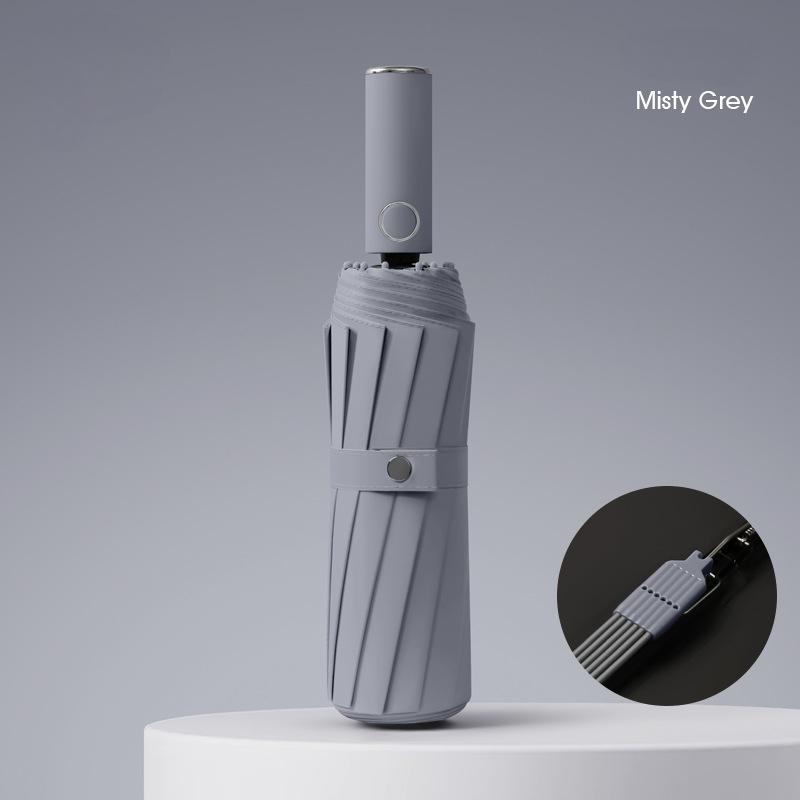 264 Bone Automatic Umbrella For Women'S Weather And Rain Special Folding Plus Size Men'S Storm-Resistant Reinforced Umbrella