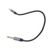 3.5mm Mono Male to 6.35mm Mono Male Sound Cable 11.8 Inch 6.35mm to 3.5mm Headphone Adapter Cord for Speaker Amplifier