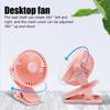 Rechargeable Portable Rechargeable Clip Fan 720° Rotatable Hanging Fan Cooler For Easy Portability Outdoor Office Small Fan