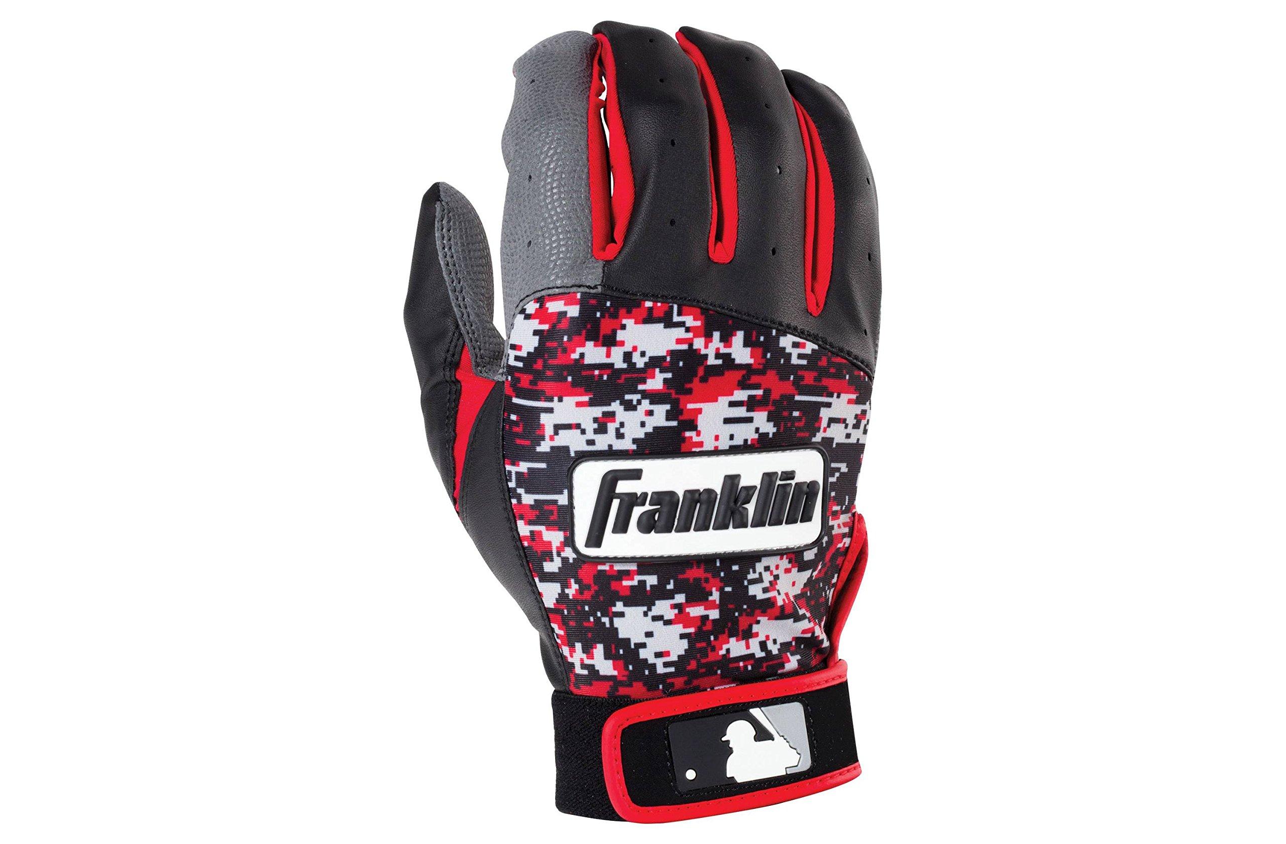 

Franklin DIGITEK Batting Size M Gloves, Red, Black, Gray, [Used] красный