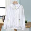 Sun Protection Jacket Waterproof Quick Dry Windbreaker Hooded Fishing Hunting Clothes Lightweight Full Zipper Side Pockets Spring Autumn Jacket for