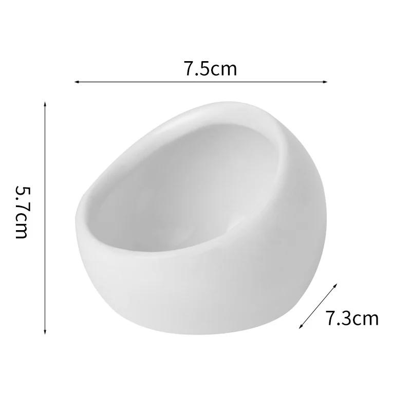 Hamster Bowl Food Dish Ceramic Small Animal Bowl Prevent Knocking Over For Food Splashing Gerbil Chinchilla Rat Ferret Hedgehog