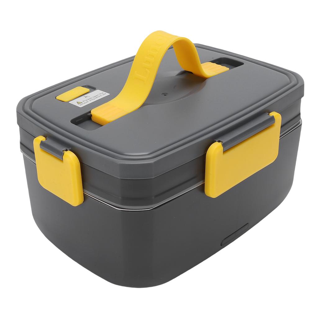 Electric Lunch Box 3L Double Layer SUS304 Liner Dishwasher Safe Portable Food Warmer for Home Car Office Travel Cooking