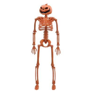Halloween Poseable Human Skeleton Full Life 35.43 Inch Large Size Props Party Decor