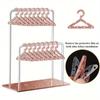 Detachable Dangle Earrings Display Racks Clothes Hanger Ear Studs Stand  Desktop Display