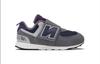 New Balance Anti Kick And Abrasion Resistant Low top Toddler Shoes Dark Gray Infant And Toddler NW574KGN