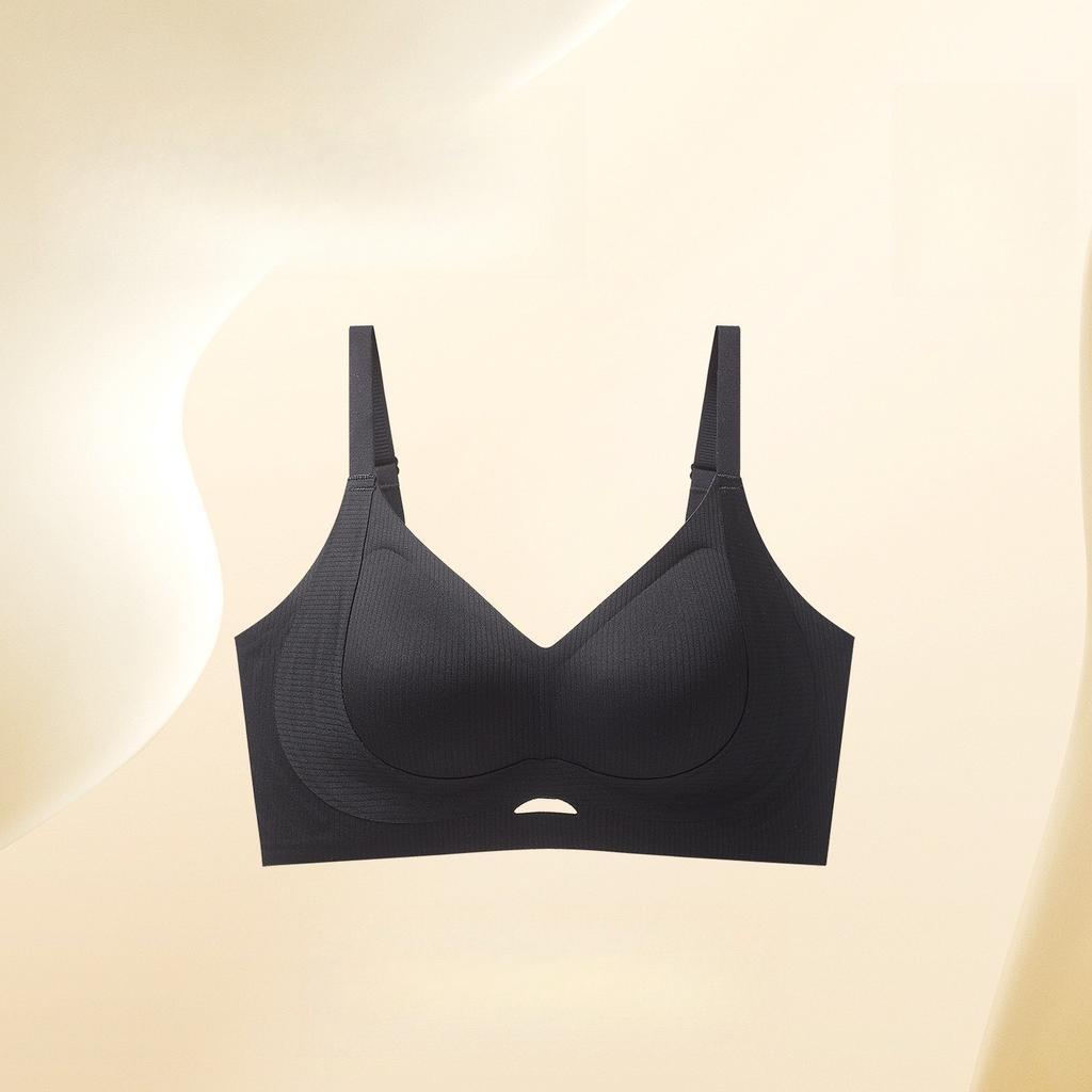 Seamless Bra Women Gather Soft Support Underwear Anti-sagging Underwear On Top No Steel Ring Bra Women