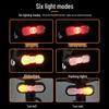 Multifunctional USB Rechargeable Bicycle Turn Signal & Horn Taillight