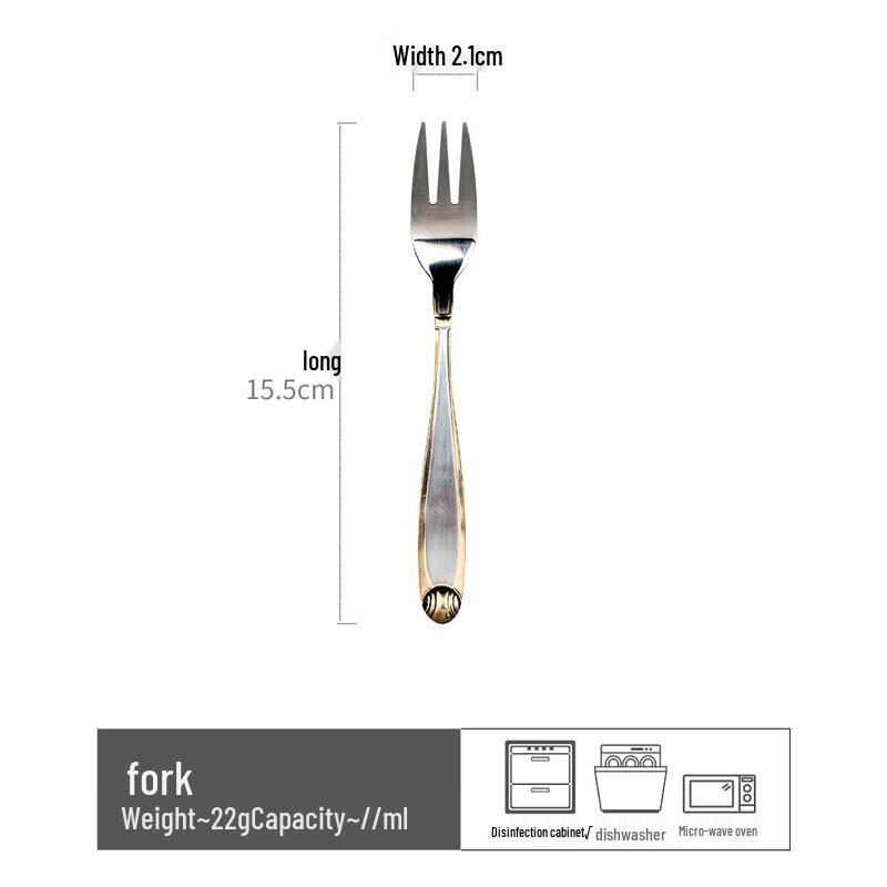 Ruhan Minimalist Stainless Steel Cutlery