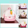 Adorable Cartoon Bunny Kids Backpack Lightweight Oxford Cloth For Boys And Girls