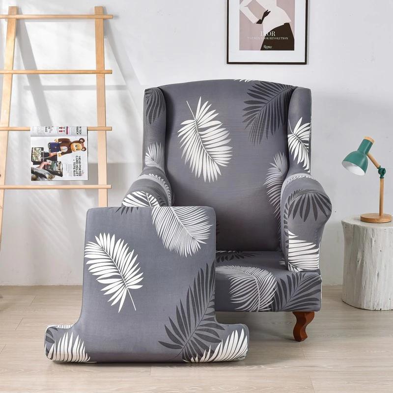 

Чехол на стул с геометрическим принтом, устойчивый к грязи, универсальный, эластичный, спандекс, чехол на сиденье, нескользящий, чехол на одно кресло для гостиной