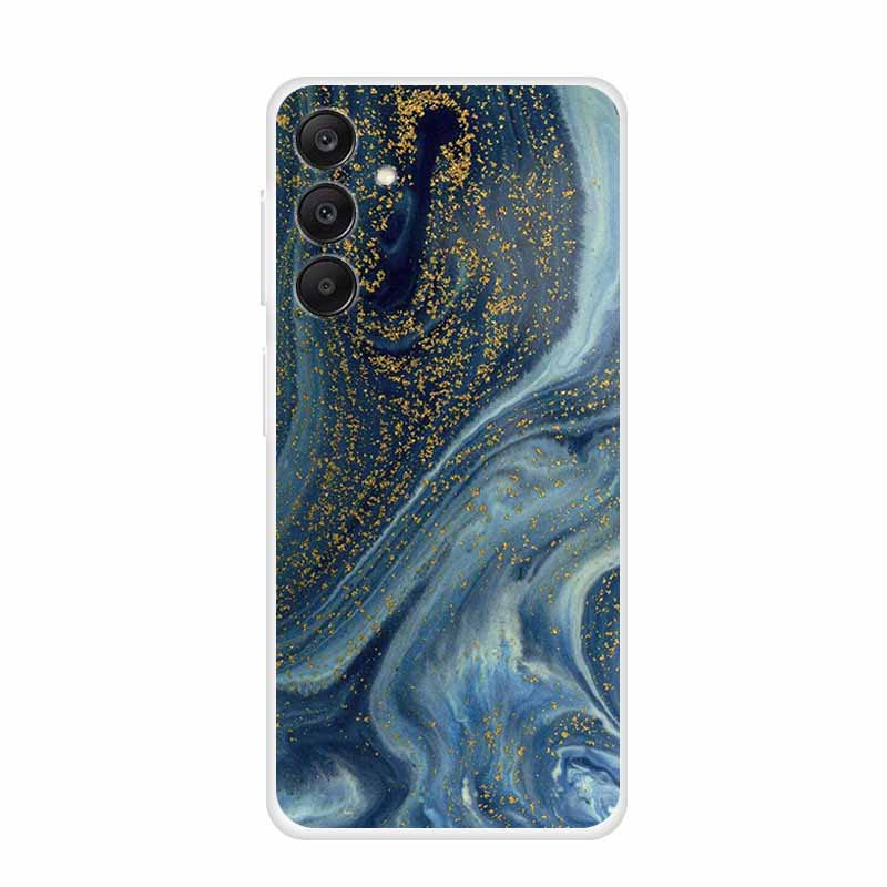 Marble Patterns Phone Case for Samsung A25 Soft Transparent TPU Clear Cover for Samsung Galaxy A 25 Protective Silicone Shell