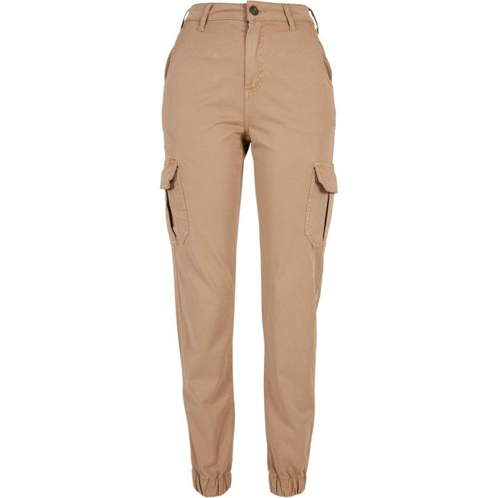 Urban Classics Ladies - High Waist Stretch Cargo Pantalons