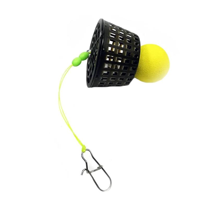 1/5Pcs Thrower Feeder Holder Fishing Lure Basket Cage Bait Cage Fishing Accessories Carp Fishing Trap Bait Lure