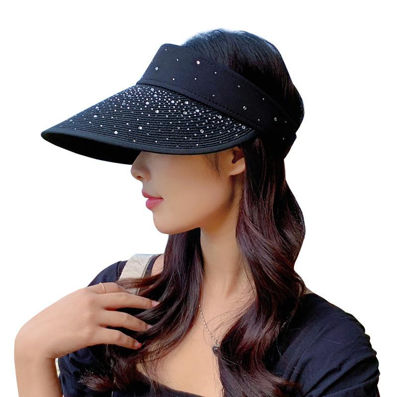 Summer Foldable Sun Hat With Breathable Straw And Stylish Design For Women