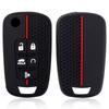 2/3/4/5 Buttons Silicone Auto Key Fob Case Cover Fit For Chevrolet Cruze Buick Opel Astra Corsa Antara Zafira Meriva Insignia Key Fob Mount