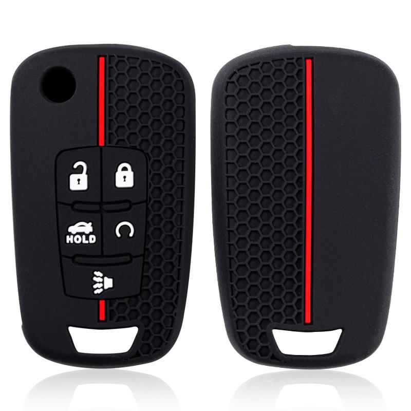 2/3/4/5 Buttons Silicone Auto Key Fob Case Cover Fit For Chevrolet Cruze Buick Opel Astra Corsa Antara Zafira Meriva Insignia Key Fob Mount