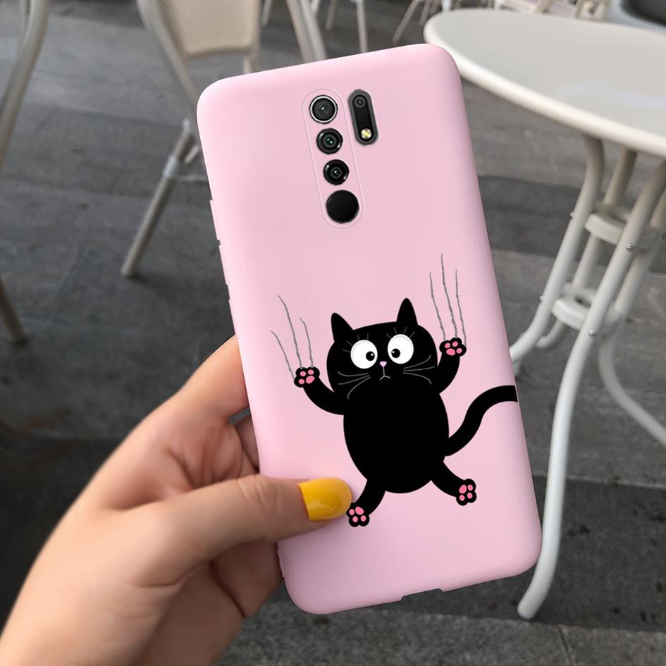 For Xiaomi Redmi 9 Case Silicone Daisy Cactus Phone Back Cover For Redmi 9 Prime Soft Case For Xiaomi Poco M2 M 2 Reloaded Coque