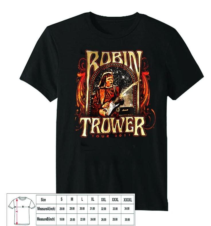 Heet Robin Trower Zanger T-shirt Mannen Vrouwen Alle Maten S tot 5XL 22D507