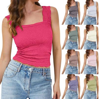 Women's Casual, Fashionable, Sexy, Comfortable, Cool, Breathable, Slim-fit Suspender Bottoming Sleeveless Vest