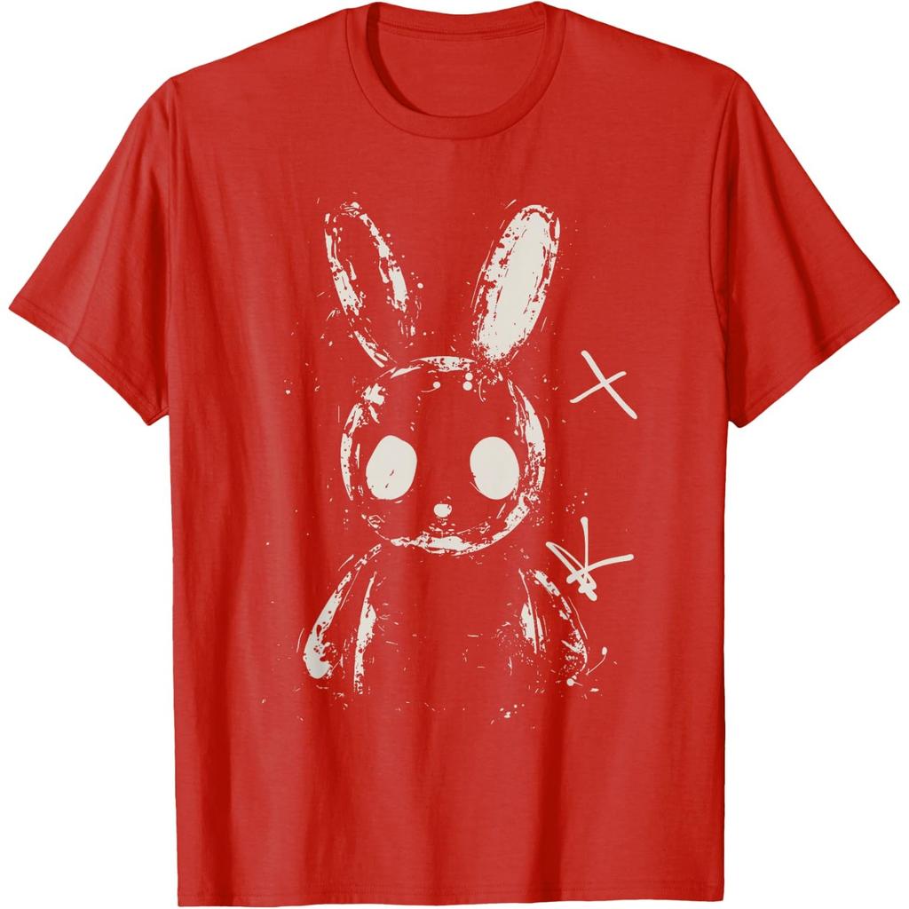 Creepy Cute Bunny Rabbit Alt Goth Grunge Horror Aesthetic T-Shirt