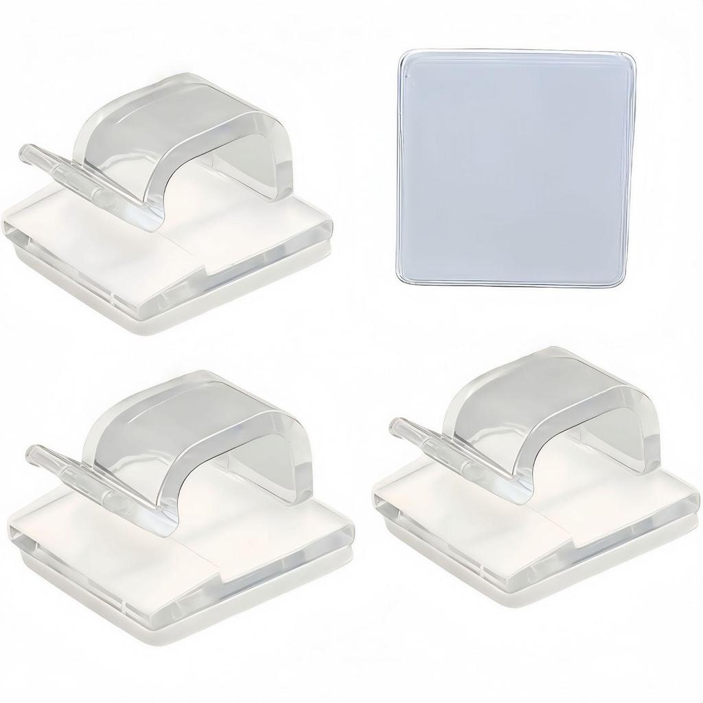 XK001 Self-Adhesive Cable Holder, Dashcam/Wire R-Type Organizer Clip