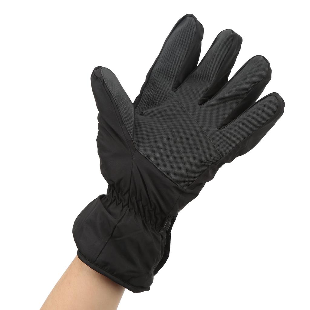 Electric Heated Gloves Polyester Waterproof Battery Powered Winter Heated Gloves for Skiing