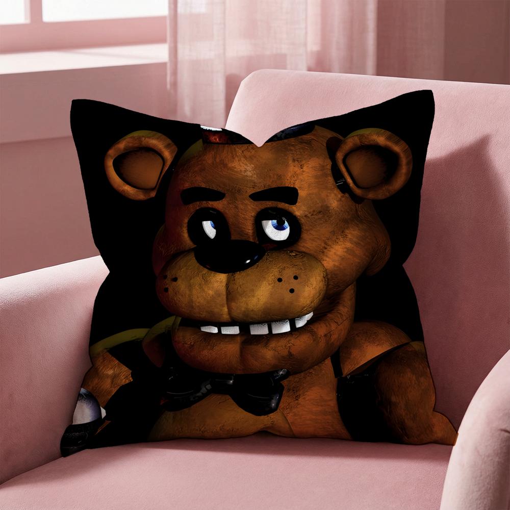 F-Five Nights At Freddy's GAME Cushion Cover Multi-Scene Pillow Cover for Home & Car - Reversible, Soft & Durable for Daily Use