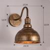 Elegant Metal Wall Sconce with E27 Lighting Fixture for Bedroom Decor