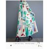 Loose and Thin Fashion Long-sleeved Printed Mid-length Dresses