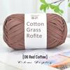 Handmade Cotton and Raffia DIY Yarn Pack for Weaving Bags & Hats