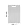 Titanium Cutting Board Double-Sided Chopping Board Food Grade Stainless Steel Cutting Mat Serving Tray Fruit Meat Chopping block