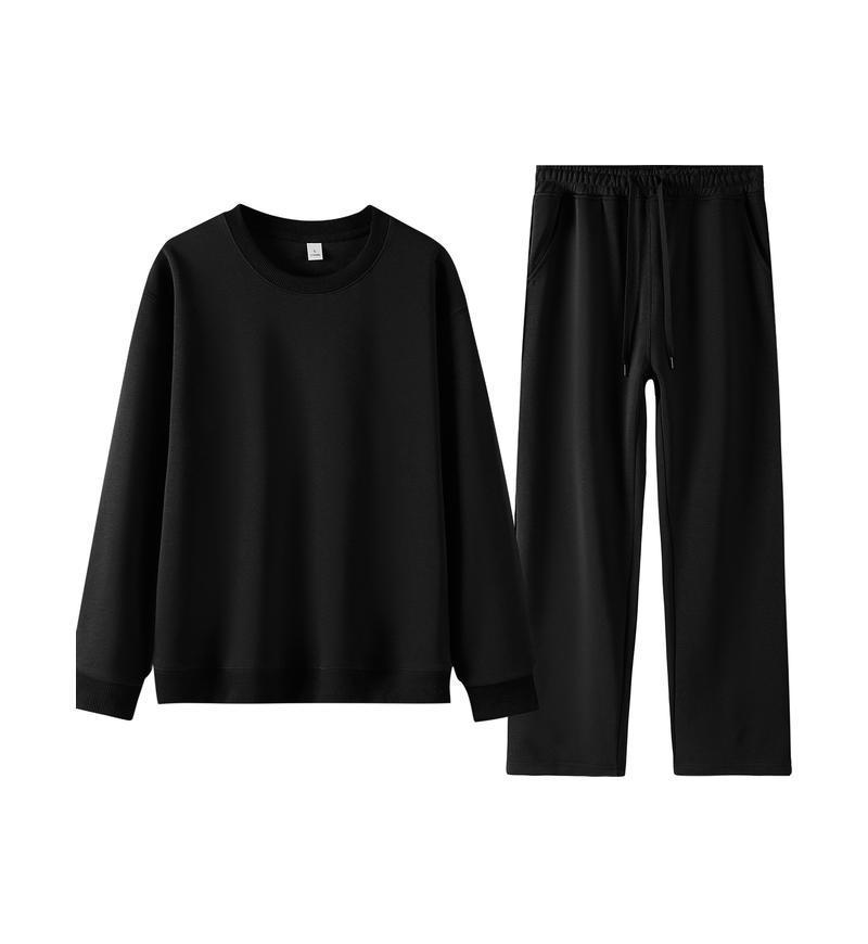 Women's Trendy Loose Drop Shoulder Hoodie & Wide Leg Sweatpants Set - Autumn/Winter Collection