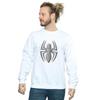 Marvel Mens Spider-Man Web Logo Sweatshirt