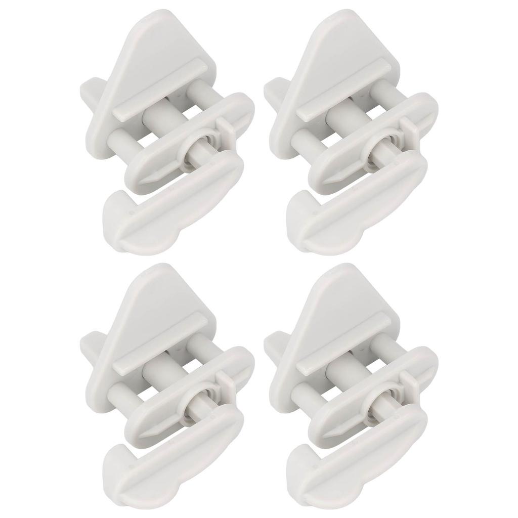 Kit 4 Set Zăvor Poartă Barcă Ponton Cadru Pătrat ABS Zăvoare Ușă de Rezervă pentru Barcă Ponton pentru Stânga