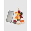 LALA Handgemachtes Pompon Rattan Charm Ornament - Orange