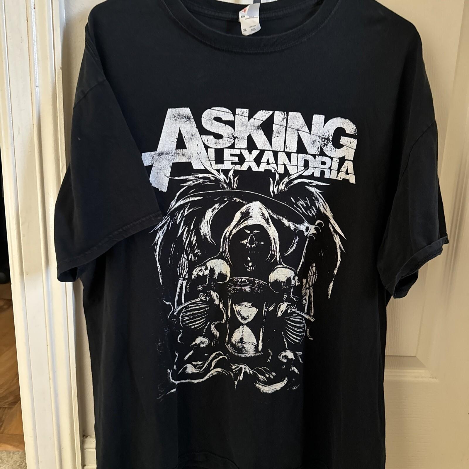 Asking Alexandria Tour Band Shirt Classic Style Black Unisex Shirt S-5XL WA1895 Unisex T-Shirt S