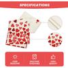 Artoid Mode Red Heart Valentine's Day Table Runner, Seasonal Anniversary Wedding Kitchen Dining Table Decoration for Home Party Decor 13x72 Inch