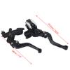 1 Pair 7/8"(22mm) Universal Motorcycle Brake Clutch Master Cylinder Reservoir Levers