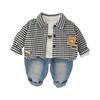 Kids Casual Long-Sleeve Set, Comfortable Daily Wear Outfits