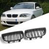 2Pcs Front Bumper Grille Grill 51137127227 Car Front Bumper Grille 51137127228 for BMW E81 E87 1-Series M-Sport Model 2004-2007