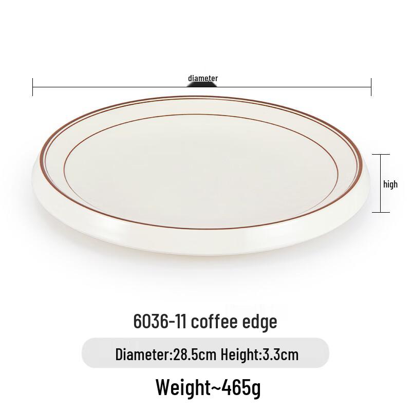 Commercial Melamine Round Serving Plate