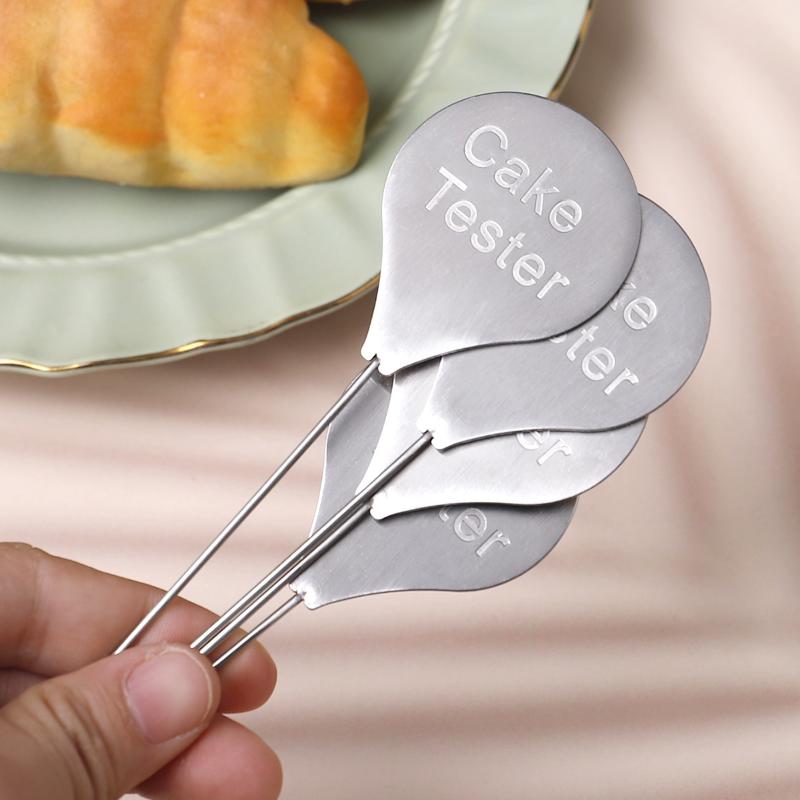 Cake Tester Probe Reusable Stainless Steel Cake Tester Needle Sticks For Bread Biscuit Muffin Pancake Baking Accessories