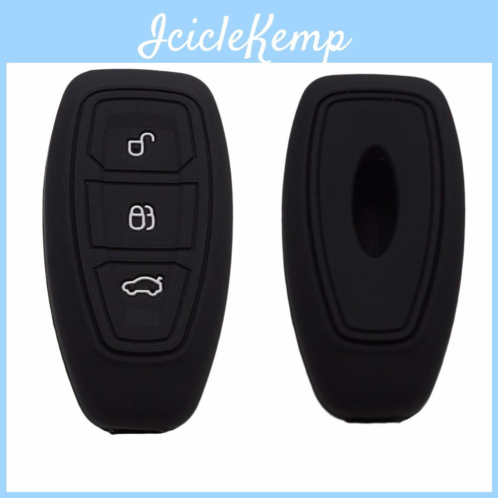For Cover Key Case Silicone Ford Kuga 2021 Focus Mk4 2020 Fiesta Mondeo Cmax Galaxy Transit Keyless Fob Shell Holder Protector
