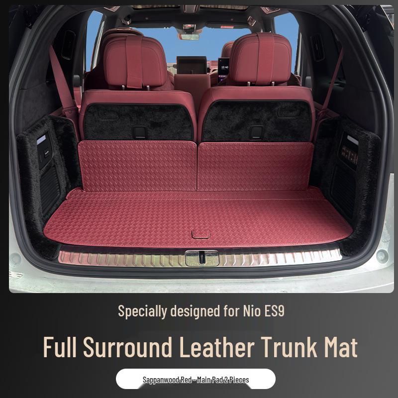 Full Coverage Trunk Mat for 26 NIO ES9 Models: Seat Back & Tail Box Interior Accessory