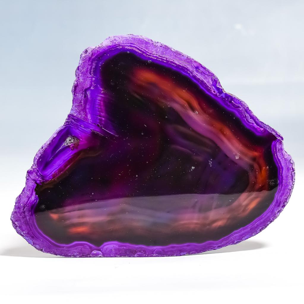 Purple Condor Agate 6.9x9mm Natural Cabochon Fine Loose Gemstone 296Cts.