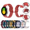 Lückenloser Silikonarmband für Samsung Galaxy Watch 7/6/5/4 40mm 44mm 5 Pro 45mm Buntes Sportarmband für Watch 4 6 Classic Correa